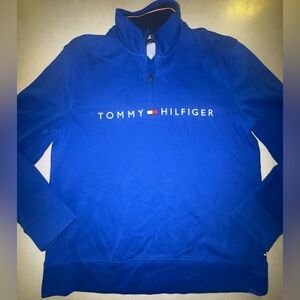 Tommy Hilfiger Men’s Pullover Large L Blue 90s Y2K